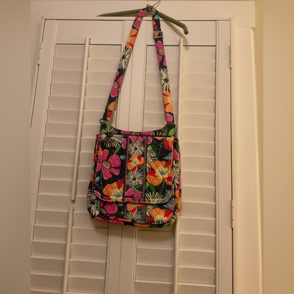 Vera Bradley Crossbody Bag  Floral Travel